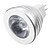preiswerte Leuchtbirnen-5 Stück 3 W LED Spot Lampen 250 lm MR16 1 LED-Perlen Hochleistungs - LED Abblendbar Ferngesteuert Dekorativ RGBW 12 V / RoHs