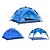 お買い得  テント-DesertFox® 4人 自動テント アウトドア 防水 防雨 二重構造 キャンプテント 2000-3000 mm のために キャンピング オックスフォード 200*180*130 cm