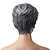 cheap Older Wigs-Gray Wigs for Women Synthetic Wig Loose Wave Wig Short Grey Synthetic Hair Dark Roots Gray Wigs