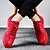 abordables Chaussures sport femme-Femme Talon Plat Tulle Confort Hiver Doré / Rouge / Rose