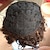 Χαμηλού Κόστους παλαιότερη περούκα-Συνθετικές Περούκες Εκκεντρικό σγουρό Εκκεντρικό σγουρό Περούκα Κοντό Καφέ Συνθετικά μαλλιά Γυναικεία Περούκα αφροαμερικανικό στυλ Χωρίς κόλλα Καφέ