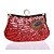 preiswerte Clutches &amp; Taschen für die Abendgarderobe-Damen Perlenstickerei Polyester Abendtasche Stickerei Schwarz / Purpur / Rote