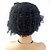 זול פיאות סינטטיות אופנתיות-פאות סינתטיות מתולתל מסולסל פאה קצר שחור שיער סינטטי בגדי ריקוד נשים שחור