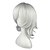 abordables Pelucas para disfraz-peluca sintética recta kardashian peluca recta 13cm (approx5inch) pelo sintético plateado blanco
