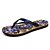 baratos Sandálias e Chinelos para Homem-Homens Linho Verão Chinelos e flip-flops Antiderrapante Khaki / Azul de céu claro / Azul Real