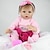 Χαμηλού Κόστους Κούκλες Μωρά-NPKCOLLECTION 22 inch Κούκλες σαν αληθινές Μωρά Κορίτσια Αναγεννημένη κούκλα μωρών όμοιος με ζωντανό Χειροποίητο Μη τοξικό Ωραίος Προσομοίωση Ύφασμα 3/4 σιλικόνης άκρα και βαμβάκι γεμάτο σώμα 55cm