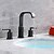 お買い得  浴室・洗面台用水栓金具-バスルームのシンクの蛇口 - 組み合わせ式 オイルブロンズ 組み合わせ式 二つのハンドル三穴Bath Taps / CUPC