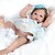 billige Reborn-dukker-NPKCOLLECTION 22 inch NPK DOLL Reborn-dukker Baby Reborn Baby Doll livagtige Nuttet Håndlavet Børnesikker Ikke Giftig Fuld krops silicone 55cm med tøj og tilbehør til pigers fødselsdag og festival