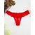 billige Sexede bodyer-Dame Trusser Ensfarvet Nylon Blonder Hvid Sort / G-streng og tanga / Super sexet