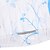 billiga Klädsatser för män-Malciklo Dam Kortärmad Cykeltröja med Haklapp-shorts - Ljusblå / Blå och Svart Cykel Tröja / Bib Tights / Vadderade shorts, Andningsfunktion, Anatomisk design, UV-Resistent, UV-resistent / Elastan