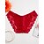 abordables Cuerpos sexys-Mujer Panties Color sólido Encaje Vino Blanco / Sexy / Slip