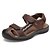 cheap Men&#039;s Sandals-Men&#039;s Synthetic Microfiber PU Spring / Fall Comfort Sandals Dark Brown / Brown / Chocolate / Casual / Lace-up