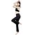 abordables Vêtements de fitness et yoga-CONNY Femme Pantalon de yoga Jambes Evasées Pantalons / Surpantalons Etanche Respirable Noir / rose Noir / ose rouge Rouge Zumba Pilates Faire des exercices Grandes Tailles Des sports Tenues de Sport