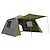 Недорогие Палатки, навесы и укрытия-7 человек Туристическая палатка-хижина Семейный кемпинг-палатка На открытом воздухе Водонепроницаемость С защитой от ветра Защита от солнечных лучей Однослойный Карниза Туристическая палатка-хижина