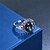זול טבעות-בגדי ריקוד נשים טבעת הטבעת אמטיסט סינתטי טיטניום Circle Shape קלסי אלגנטית וינטאג&#039; חתונה Party תכשיטים / יומי