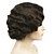 cheap Costume Wigs-Roaring 20S Wig Cosplay  Wig Synthetic Wig Wavy Finger Wave Body Wave Wavy Wig Short Jet Black #1 Synthetic Hair Women‘s Vintage Wig Black Brown Strongbeauty Halloween Wig