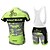 cheap Men&#039;s Clothing Sets-Malciklo Men&#039;s Cycling Jersey with Bib Shorts Short Sleeve Mountain Bike MTB Road Bike Cycling White Black Camo / Camouflage Bike Clothing Suit Lycra 3D Pad Breathable Quick Dry Back Pocket Sports