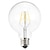 baratos Lâmpadas-HRY 1pç 4 W Lâmpadas de Filamento de LED 360 lm E26 / E27 G95 4 Contas LED COB Decorativa Branco Quente 220-240 V / 1 pç / RoHs