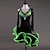 Недорогие Одежда для латинских танцев-платье для латиноамериканских танцев сальса аппликации кристаллы/стразы женское выступление длинный рукав высокий спандекс жоржет
