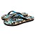 baratos Sandálias e Chinelos para Homem-Homens Linho Verão Chinelos e flip-flops Antiderrapante Khaki / Azul de céu claro / Azul Real