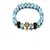 זול צמידי גברים-בגדי ריקוד גברים טורקיז שרשרת וצמידים וינטאג&#039; שרף צמיד תכשיטים חום / כחול עבור מתנה יומי
