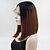 cheap Synthetic Lace Wigs-Synthetic Lace Front Wig Straight Straight Bob Lace Front Wig Medium Length Black / Strawberry Blonde Synthetic Hair Women&#039;s Ombre Hair African American Wig Brown
