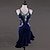 Χαμηλού Κόστους Latin Ρούχα Χορού-χορός salsa latin χορευτικό φόρεμα κρύσταλλα / στρας γυναικεία παράσταση αμάνικο ψηλό spandex