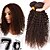 olcso Ombre copfok-3 csomag Brazil haj Klasszikus Kinky Curly Emberi haj Az emberi haj sző Emberi haj sző Human Hair Extensions / 8A / Kinky Göndör