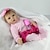 billige Menneskelignende dukke-22 inch Reborn Doll Baby Girl Reborn Baby Doll lifelike Hand Made Non Toxic Lovely Simulation Cloth 3/4 Silicone Limbs and Cotton Filled Body 55cm with Clothes and Accessories for Girls&#039; Birthday and