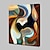 cheap Abstract Paintings-Oil Painting Handmade Hand Painted Wall Art Home Decoration Décor Living Room Bedroom Abstract Portrait Modern Contemporary Rolled Canvas