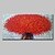 זול ציורים אבסטרקטיים-ציור שמן צבוע ביד פרחונית / בוטנית 3d נמתח מודרני עם מסגרת מתוחה