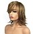 cheap Synthetic Trendy Wigs-Synthetic Wig Straight Straight Layered Haircut With Bangs Wig Blonde Blonde Synthetic Hair Blonde StrongBeauty
