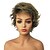 cheap Synthetic Trendy Wigs-Synthetic Wig Straight Straight Pixie Cut Layered Haircut Wig Blonde 13cm(Approx5inch) Blonde Synthetic Hair Highlighted / Balayage Hair Blonde StrongBeauty