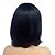 Χαμηλού Κόστους Συνθετικές Trendy Περούκες-Συνθετικές Περούκες Ίσιο Στυλ Κούρεμα καρέ Χωρίς κάλυμμα Περούκα Μαύρο Μαύρο Συνθετικά μαλλιά Γυναικεία Μεσαίο καρέ / Περούκα αφροαμερικανικό στυλ Μαύρο Περούκα Κοντό Απόκριες Περούκα