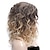cheap Older Wigs-Synthetic Wig Curly Wavy Curly Wig Blonde Medium Length Brown Blonde Synthetic Hair Women&#039;s Ombre Hair Dark Roots Middle Part Blonde