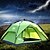 cheap Tents, Canopies &amp; Shelters-DesertFox® 4 person Automatic Tent Outdoor Waterproof Rain Waterproof Double Layered Automatic Dome Camping Tent 2000-3000 mm for Camping Oxford 180*210*118 cm