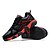 ieftine Pantofi Sport de Bărbați-Bărbați Tul Primăvară / Toamnă Confortabili Adidași Alergare Anti-Alunecare Negru / Negru și Roșu / Negru și Albastru / Dantelă