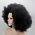 halpa Synteettiset peruukit pitsillä-Synteettiset pitsireunan peruukit Kihara Pervo kihara Afro Pitsi edessä Peruukki Synteettiset hiukset Naisten Lämmönkestävä Luonnollinen hiusviiva Musta