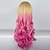 billiga Halloween Wigs-Cosplay-peruker Herr Dam 26 tum Värmebeständigt Fiber Fuschia Animé