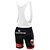 cheap Men&#039;s Clothing Sets-Malciklo Men&#039;s Short Sleeve Cycling Jersey with Bib Shorts Coolmax® Lycra Red / black Red and White Animal British Bike Clothing Suit Breathable 3D Pad Quick Dry Back Pocket Sports Animal Clothing