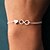 cheap Jewelry &amp; Watches-Women&#039;s Chain Bracelet Charm Bracelet Twisted Heart Love Infinity Dainty Ladies Simple Unique Design Basic Alloy Bracelet Jewelry Silver / Gold For Party Gift Casual Daily