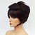 cheap Synthetic Trendy Wigs-Synthetic Wig Wavy Wavy Pixie Cut With Bangs Wig Short Brown Synthetic Hair Women&#039;s Side Part With Bangs Brown