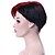 abordables Perruques Synthétiques Sans Bonnet-Perruque Synthétique Droit Droite Perruque Court Rouge Cheveux Synthétiques 6 pouce Femme Rouge hairjoy