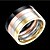 זול טבעות לגברים-טבעת הטבעת קשת פלדת על חלד פלדת טיטניום אופנתי 4pcs 7 8 9 10 / בגדי ריקוד גברים