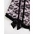 abordables Lencería sexy-Mujer Cordones Talla Grande / Corsé Superior - Jacquard Encaje Marrón Claro Rojo Rosa S M L / Súper Sexy