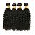 billige Fire bundter weaves af menneskehår-4 pakker Hårvæver Brasiliansk hår Kinky Curly Menneskehår Extensions Remy Menneskehår 100% Remy Hair Weave Bundles Menneskehår, Bølget Hårforlængelse af menneskehår 8-28 inch Naturlig Farve Natur Sort