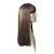 cheap Synthetic Trendy Wigs-Synthetic Wig Straight Straight With Bangs Wig Black / Brown Synthetic Hair Natural Hairline Brown