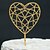 abordables Décorations de Gâteaux-Décorations de Gâteaux Thème classique Monogramme Acrylique Mariage avec Fleur 1 pcs Boîte à cadeau