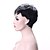 Χαμηλού Κόστους Περούκες υψηλής ποιότητας-Συνθετικές Περούκες Σγουρά Σγουρά Κούρεμα νεράιδας Με αφέλειες Περούκα Κοντό Κόκκινο Ξανθό Γκρίζο Συνθετικά μαλλιά 6 inch Γυναικεία Ξανθό χαρά μαλλιών