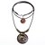 cheap Necklaces-Women&#039;s Layered Necklace Long Statement Ladies Cartoon Wooden Cord Alloy Brown Necklace Jewelry One-piece Suit For Holiday New Year